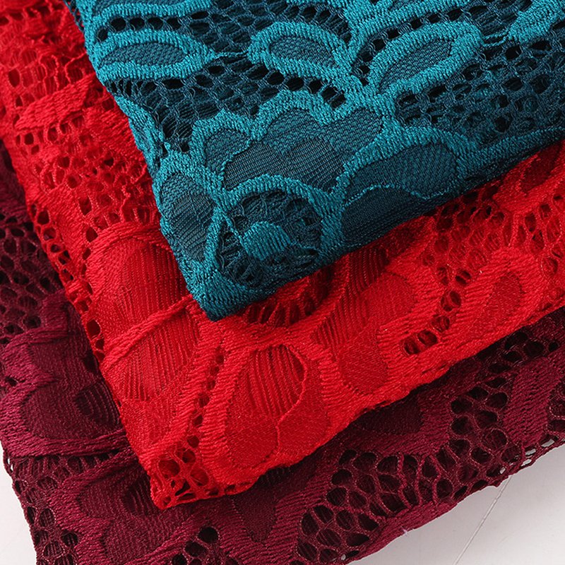 Lace Trim Lace Fabric Dress for Women's Wear Wholesale Supplier 12